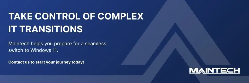 Take control of complex IT transitions Call to Action