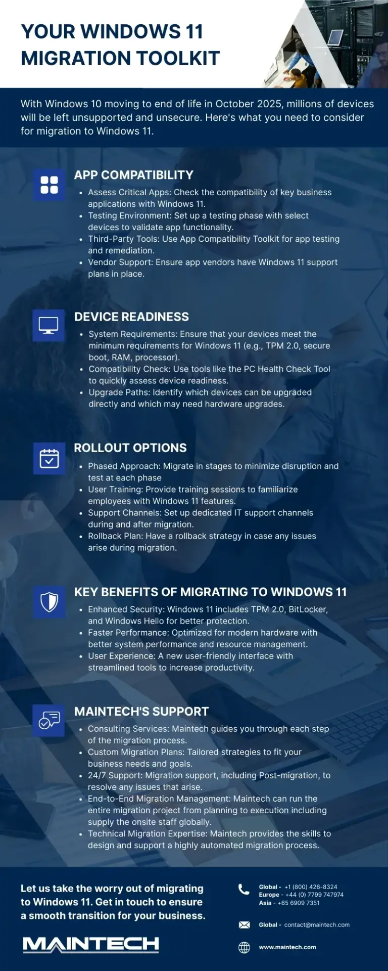 Windows 11 Migration Toolkit Infographic