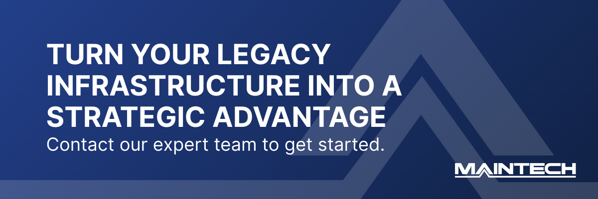 How Maintenance Strategy Is Reshaping Legacy Infrastructure in Finance