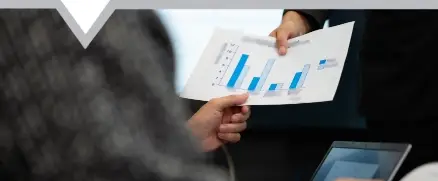 business people in the conference room are exchanging information