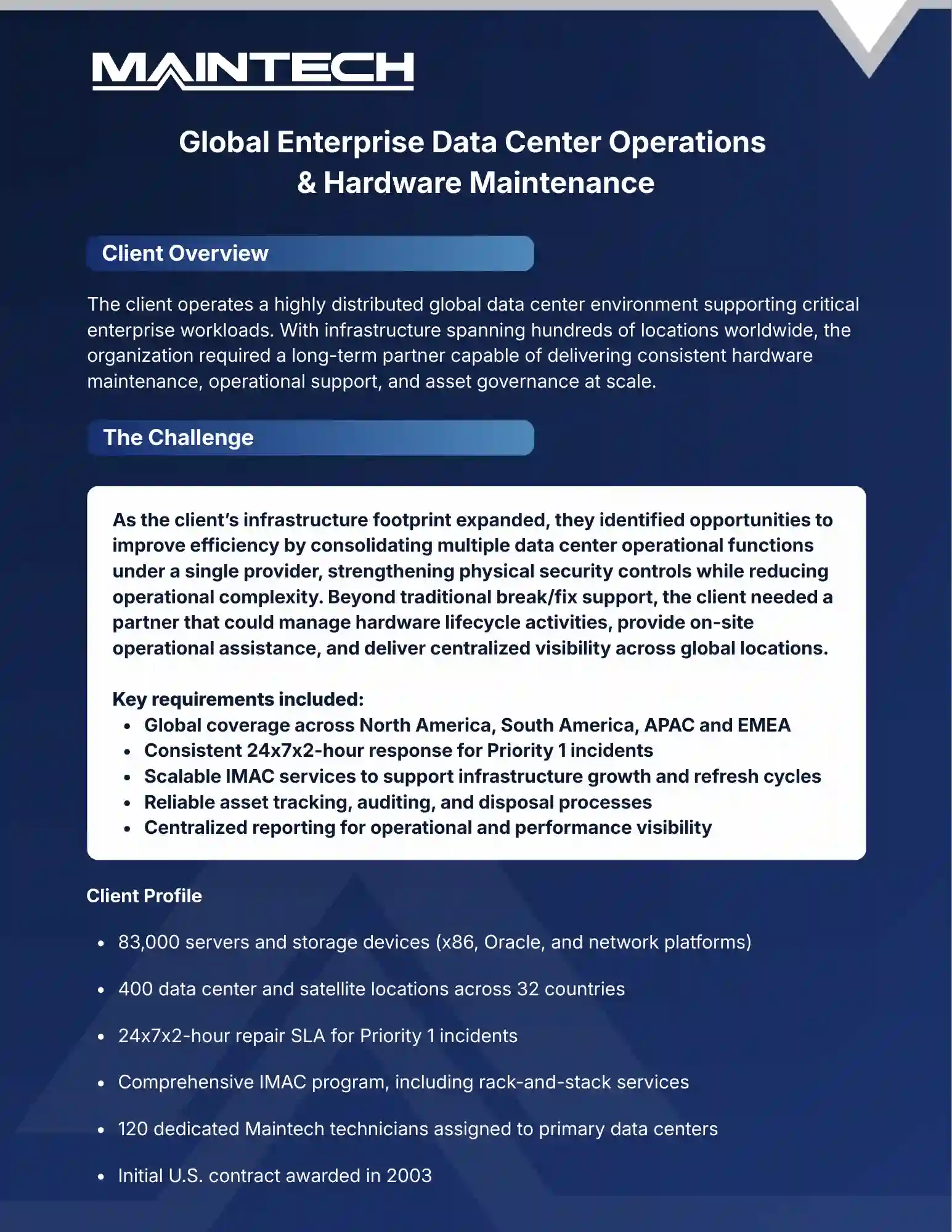 Global Enterprise Case Study