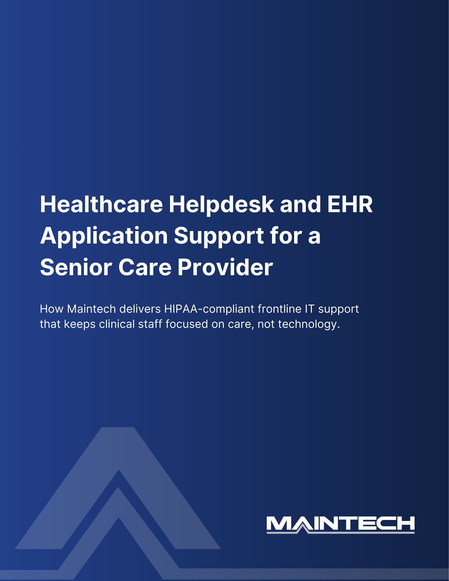 Healthcare Helpdesk and EHR Application Support